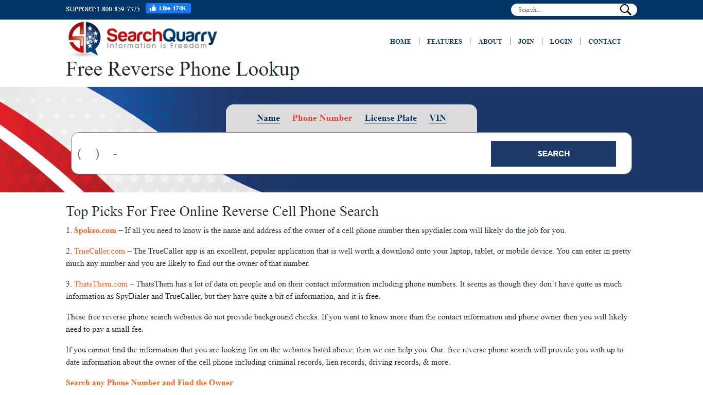 Free Reverse Phone Lookup | Search Any Number & Find The Owner